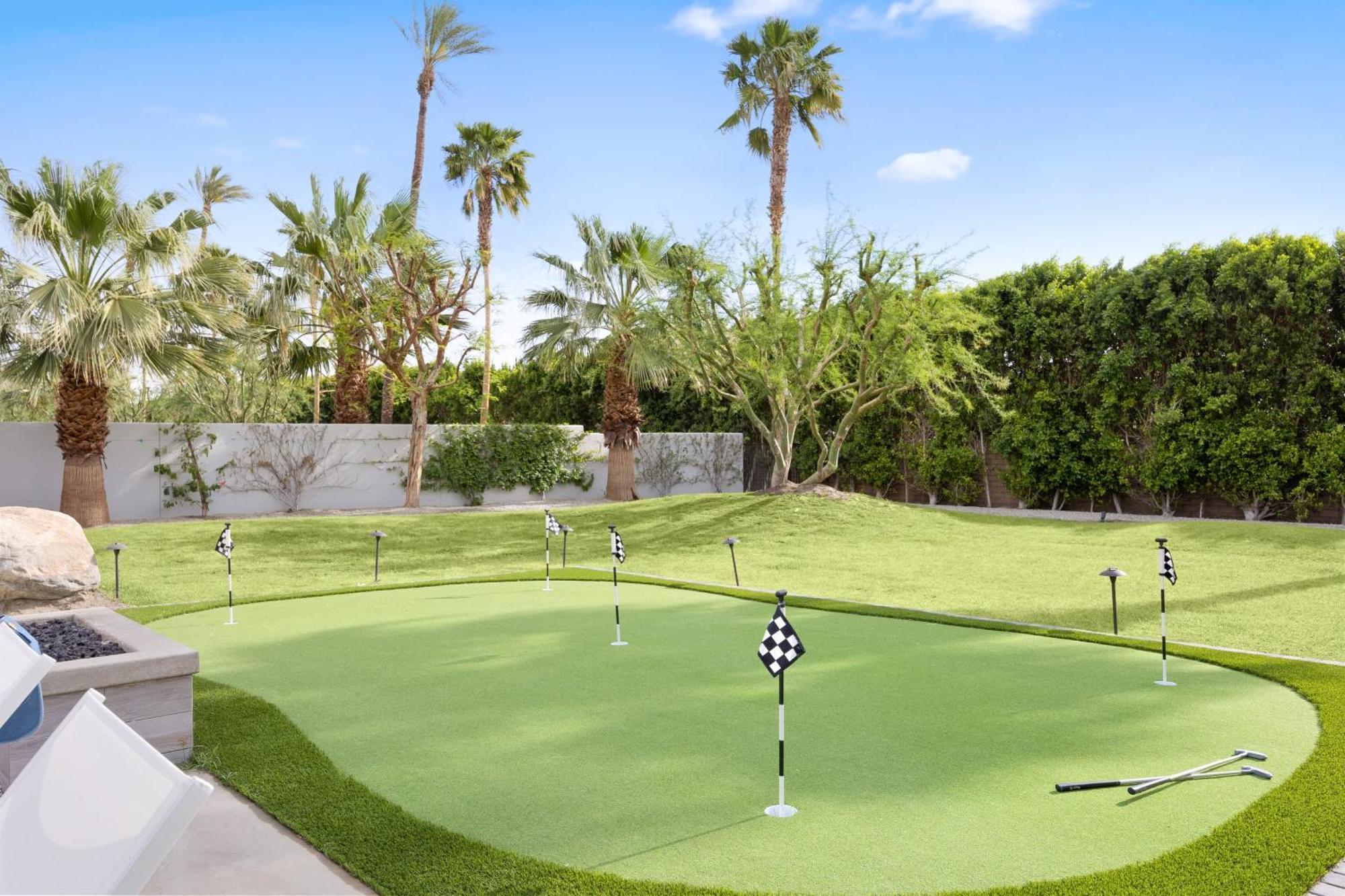 Polo Villas Tres Putting Green Bocce Three Villas Sleeps 44 Avantstay La Quinta Exterior photo